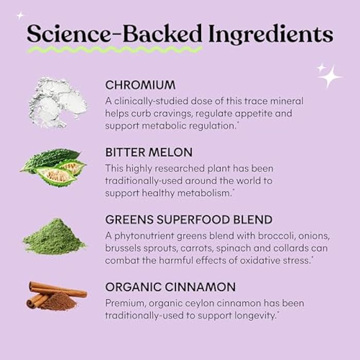 Lemme كيرب - تقليل الرغبات، تحسين استقلاب الكربوهيدرات، دعم إدارة الوزن، كروم بيكولينات المدروسة سريرياً، البطيخ المر، قرفة سيلان وخضروات سوبر فود - 60 حبة (عبوة من 2)  - Image 3
