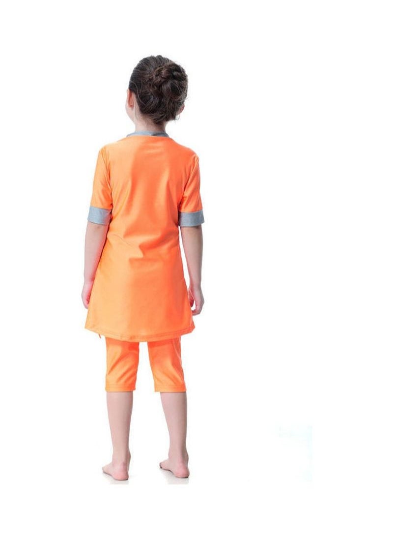 NIBEMINENT - Swimwear Burkini With Pyjama Orange - Image 1
