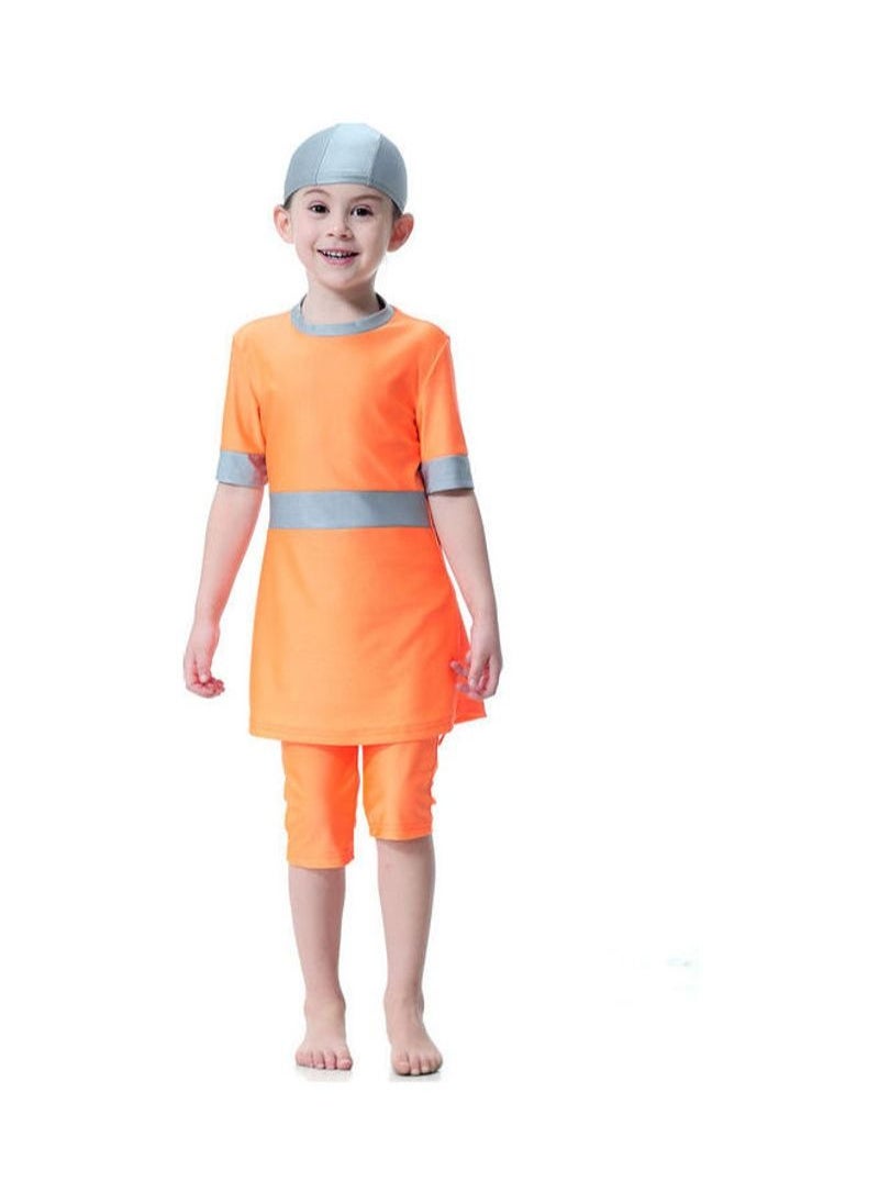 NIBEMINENT - Swimwear Burkini With Pyjama Orange - Image 1