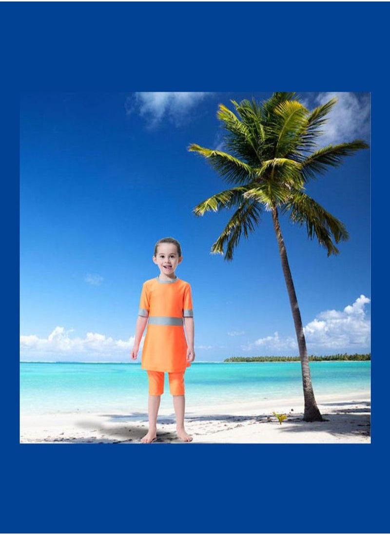 NIBEMINENT - Swimwear Burkini With Pyjama Orange - Image 1