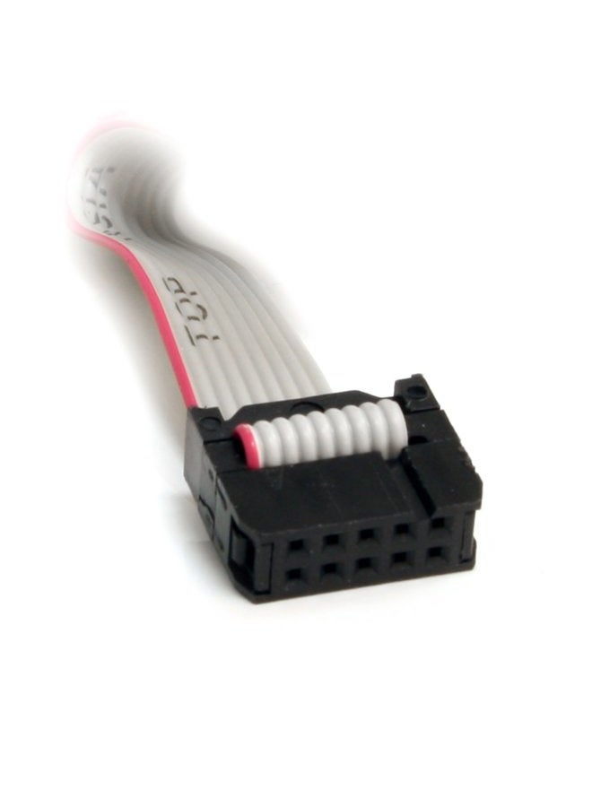 StarTech .com PNL9M16 9 Pin Serial Male to 10 Pin Motherboard Header Panel Mount Cable, Gray, 16 inch - Image 3