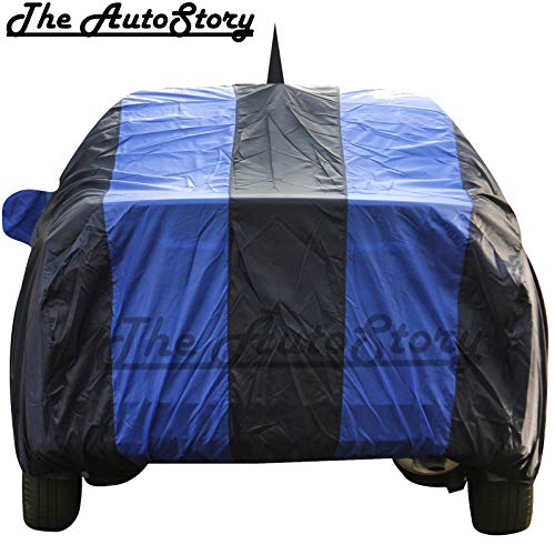 The Autostory 190 Taffeta Water Resistant Car Body Cover Compatible with Maruti Swift (2005 to 2010) with Mirror & Antenna Pockets (Royal/Navy Blue) - Image 2