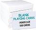 IMAGAME White Blank Playing Cards 180PCS Poker Size Perfect for DIY Flash Cards Creat Your Own Game Study Learning Leave a Message Writing Words and Drawing - Image 3