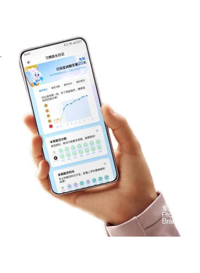 Usmile Children'S Electric Toothbrush, Digital Toothbrush, Q20 Fantasy Blue, Suitable For Ages 3-15, Student Gift, Birthday Gift, Children'S Gift - Image 1