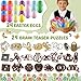 Mytothfy 24 Pack Easter Eggs Filled with Brain Teaser Puzzles Toys Easters Basket Stuffers for Kids Teens Adults Easters Egg Fillers for Kids Boys Girls Easter Eggs Hunt Game Classroom Prize Supplies - Image 4