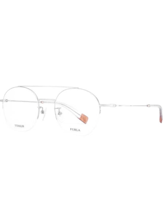 Furla نظارات نسائية شبه بدون إطار Vfu372J510300 للتنقل والاستخدام اليومي باللون الوردي الذهبي الساطع - Image 3