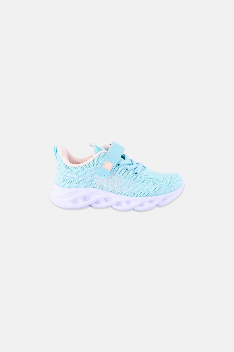 RBX Toddlers Girl Velcro Running Shoes, Mint Green - Image 2