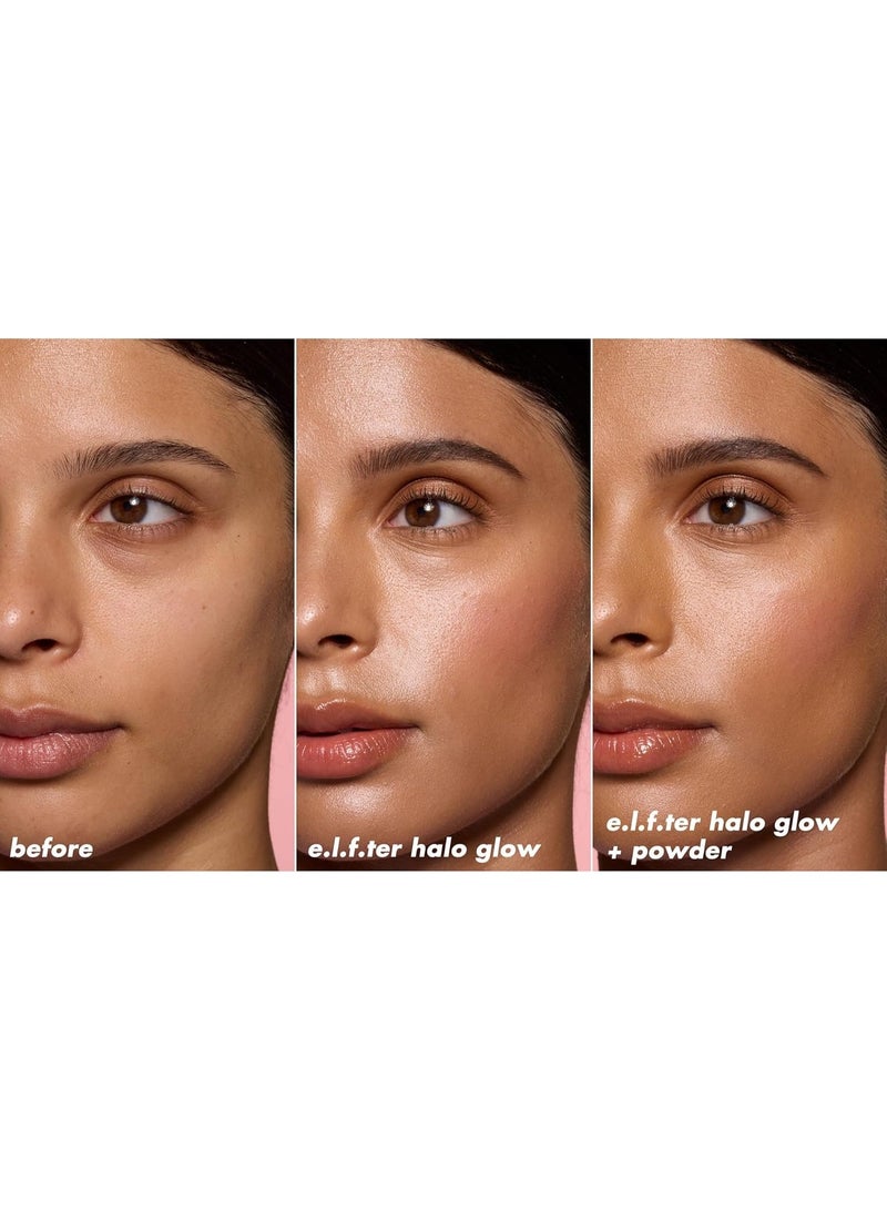 elf Halo Glow Powder Filter, Ultra-fine Finishing Powder,Medium Warm - Image 3