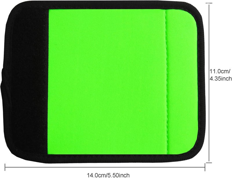 Careteilly Neoprene Luggage Handle Wrap-Luggage Identifiers for Suitcase Unqiue Bright Neon Green Luggage Tags/Markers for Travel Accessories Bag - Image 2