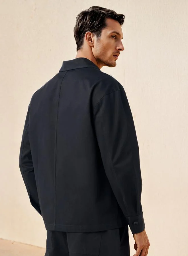Emperor  Emperor Shacket with Pockets and Button Closure for Men | Best Price UAE