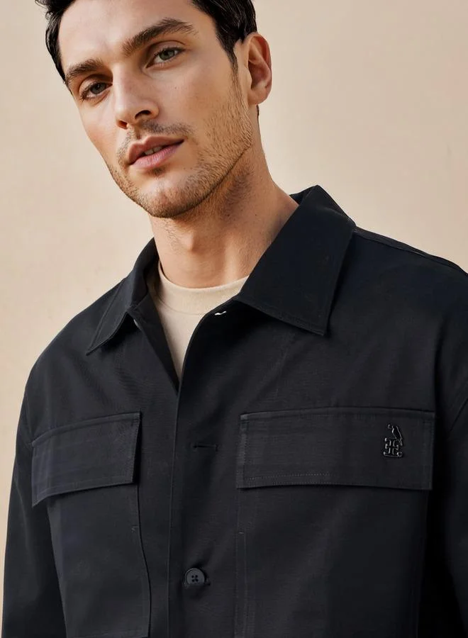 Emperor  Emperor Shacket with Pockets and Button Closure for Men | Best Price UAE