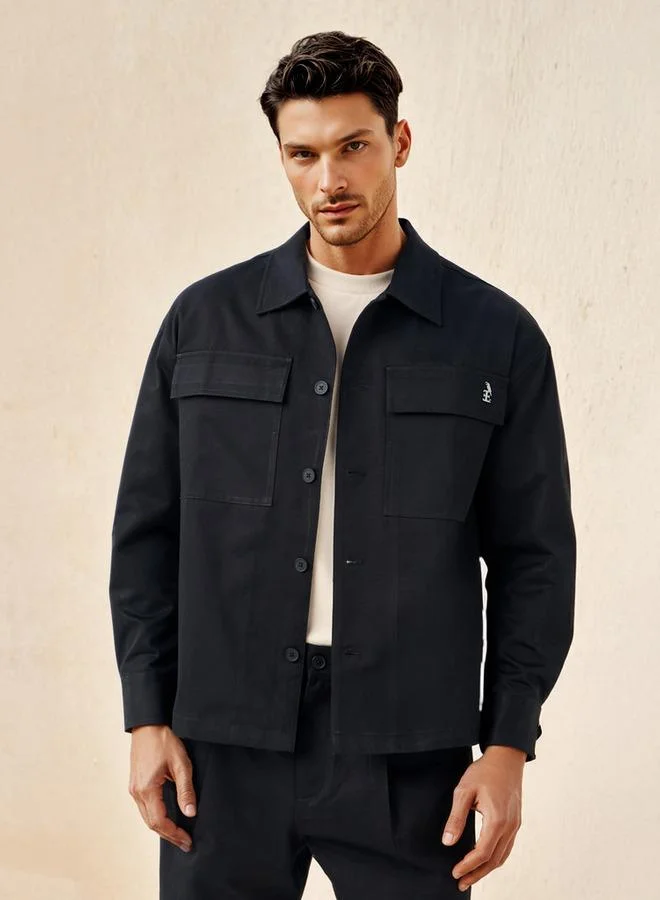 Emperor Shacket with Pockets and Button Closure