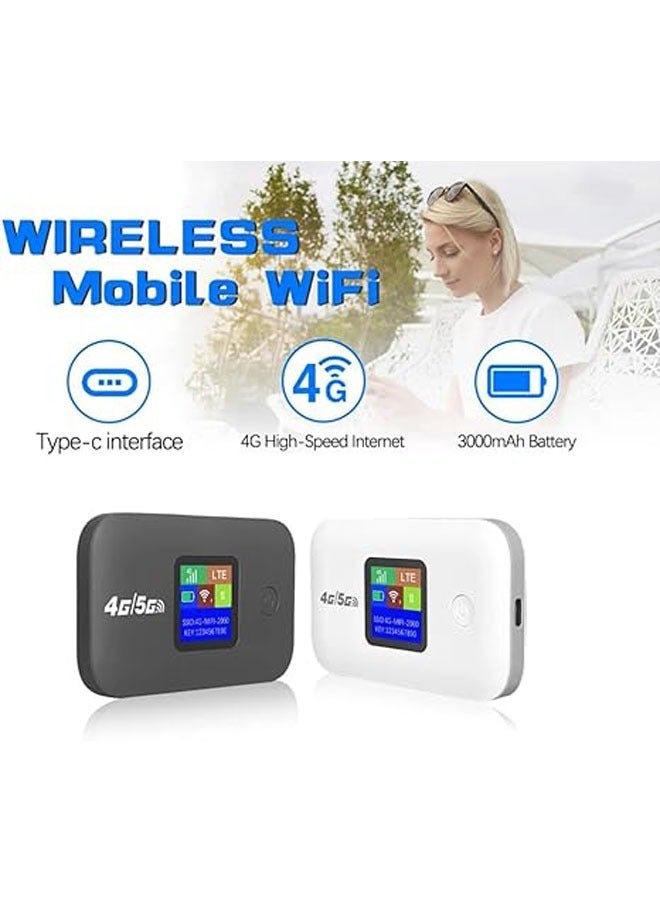 عام راوتر WiFi لاسلكي 4G LTE، مودم محمول 3000mAh، نقطة دفعة صغيرة للخارج (Mini Hotspot Outdoor Pocket Mifi) بسرعة 150 ميجابت في الثانية، معدٍ مع فتحة لبطاقة SIM، ومكرر الإشارة (Asia Version). - Image 4