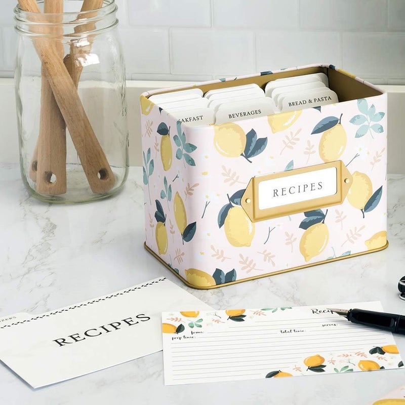 Jot  Mark Recipe Card Dividers - 24 Tabs per Set, Works with 4x6 Inch Cards, Helps Organize Recipe Box (Classic) - Tab Divider - Image 4