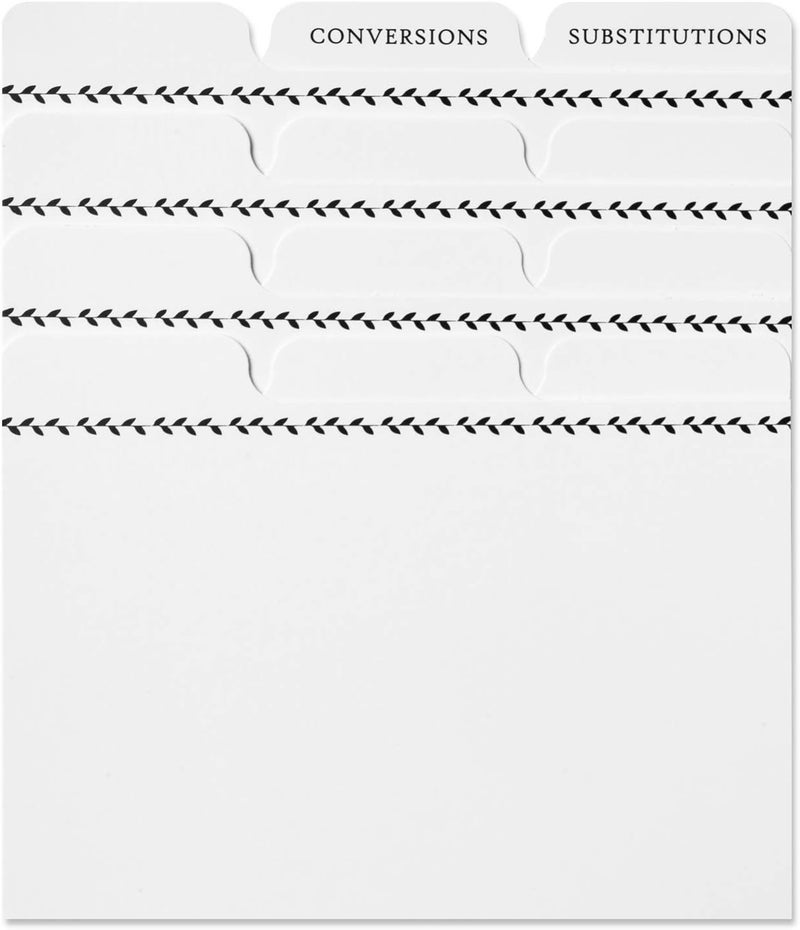 Jot  Mark Recipe Card Dividers - 24 Tabs per Set, Works with 4x6 Inch Cards, Helps Organize Recipe Box (Classic) - Tab Divider - Image 2