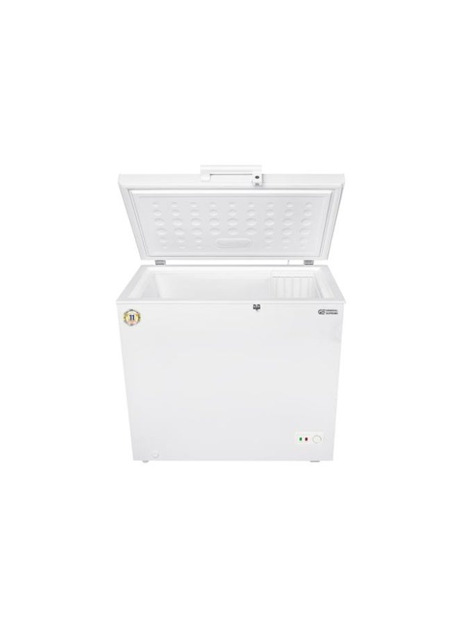 GENERAL SUPREME Chest Freezer (7 Cu ft, 200 L), Fast Freezing, White, GSHF252H - Image 2