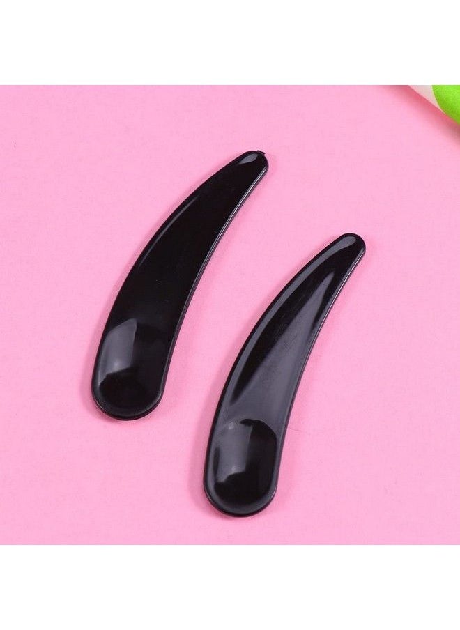 Beaupretty Skin Care Tools 100 Pieces Mini Disposable Makeup Spatulasfacial Cream Mask Spoons Cosmetic Plastic Spatulas Scoops Mask Tip Spatulas (Black) Mixing Spoons  - Image 5