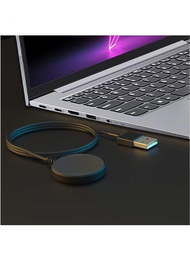Magnetic Charger for Galaxy Watch – Compatible with Samsung Galaxy Watch 4/3/Active 2/Active – 1m USB Wireless Charging Cable  - Image 3