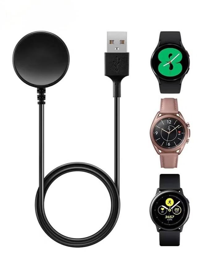 Magnetic Charger for Galaxy Watch – Compatible with Samsung Galaxy Watch 4/3/Active 2/Active – 1m USB Wireless Charging Cable  - Image 1