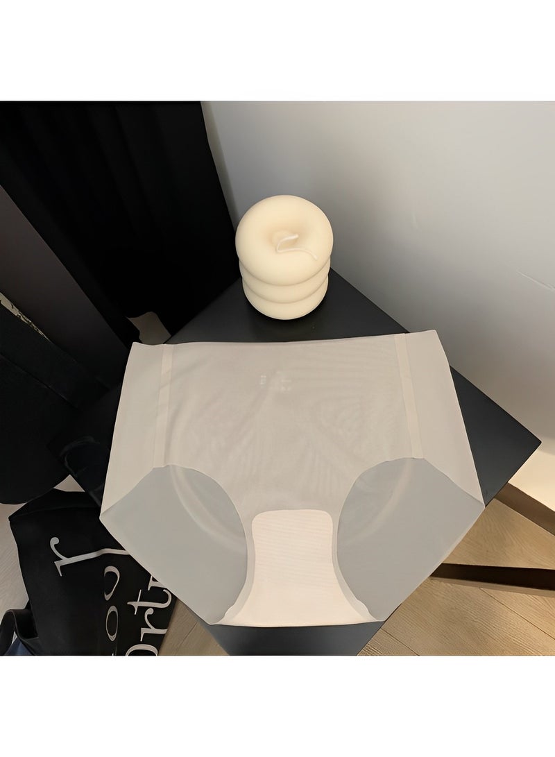 REOCLE Women's Underwear Seamless Comfort Briefs Ultra Thin Ice Silk Panties Non-Marking Ice Silk Underwear - Image 2