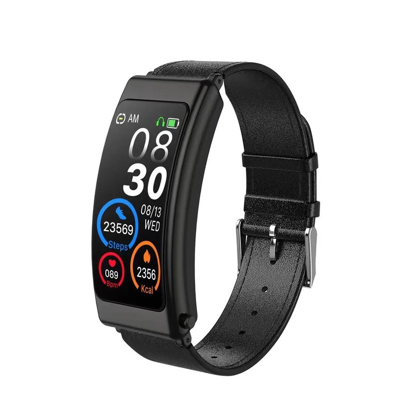 Bluejw 1.14\ TFT Smart Watch with Bluetooth Calling Headset, 2-in-1 Smart Bracelet, Sport Talk Band, CE Certified - Replaceable Strap
" - Image 5