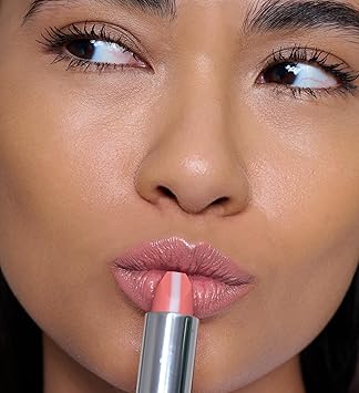 Mii Cosmetics HydraBoost Lip Lover Lipstick Long Lasting Packed with Hyaluronic Acid High Impact Colour Glossy Luminous Finish Moisturising Lipstick for Healthy Plump Lips Beach Bum - Image 5