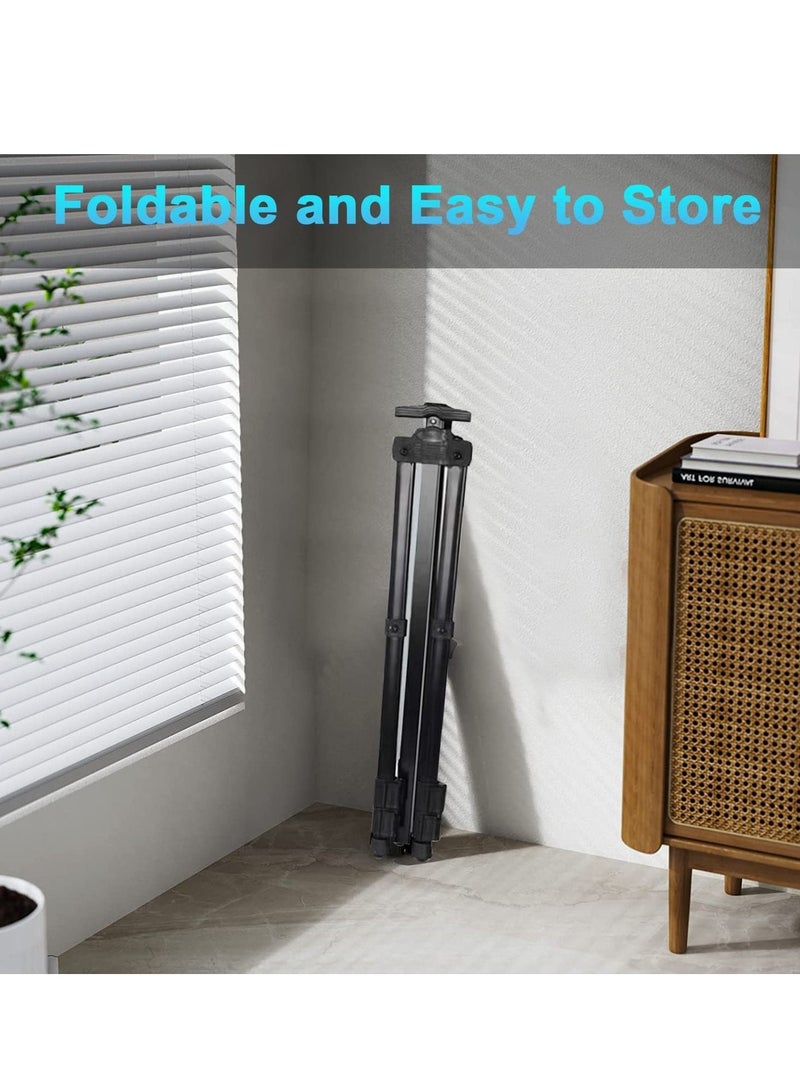 Projector Tripod Stand Universal Laptop Floor Holder Height Adjustable 53-110cm Foldable Projector Telescopic Support with 360 Rotating Enlarged Tray for Office Home Stage Studio Outdoor  - Image 5