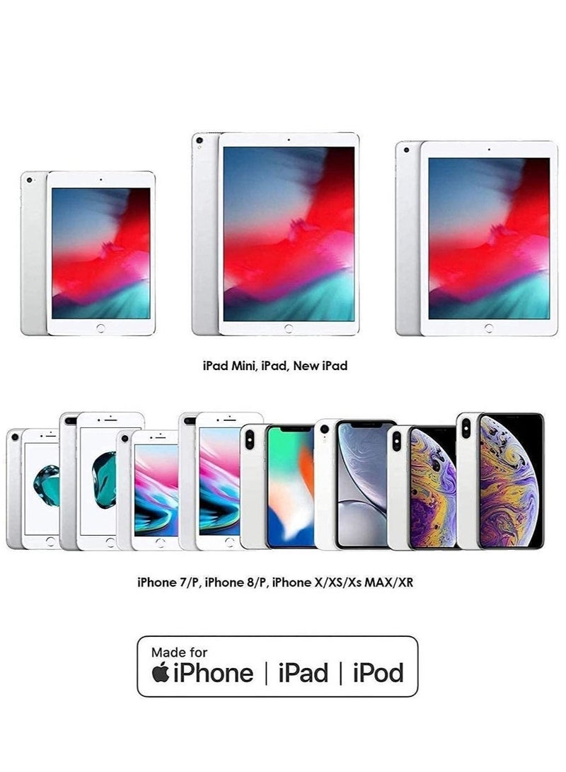 حزمة 3 محولات Lightning إلى مقبس سماعة 3.5 مم، كابل صوت Veetone المعتمد من Apple MFi لسماعات الأذن وسماعات الرأس متوافق مع iPhone 12/12 Pro/11/11 Pro/SE/X XR XS XS Max 8 7 - Image 3