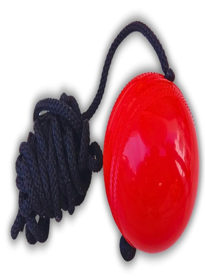 كرة كريكيت معلقة من مادة PVC صناعية من CRAZX للتدريب على المباريات - أحمر | سهلة التعليق ومثالية للتدريب على الضرب في الأماكن المغلقة والمفتوحة | كرة بحجم قياسي لتجربة واقعية - Image 2
