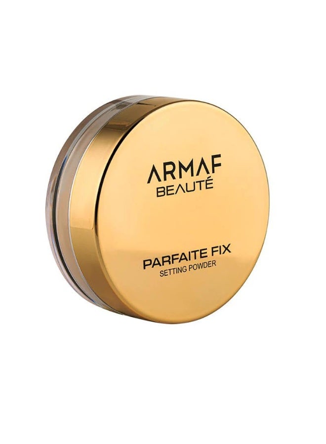 ارماف بيوتي بودرة تثبيت "أرماف بوتيه بارفيت" (Armaf Beauté Parfaite) - شفافة، خفيفة الوزن، ذات ملمس حريري، وتمتص الزيوت واللمعان | بودرة تثبيت سائبة | 3.8 جم - Image 3