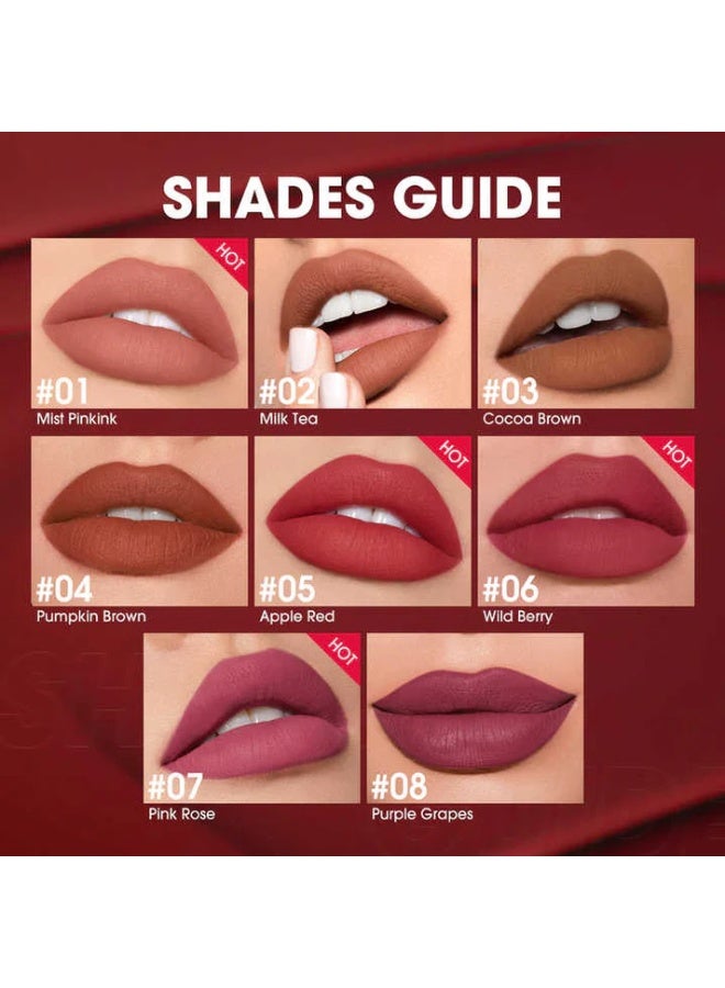 OTWOO O.TWO.O Enduring Ultra Stay Lollipop Lipstick – Long-Lasting Vivid Color (#7,PINK ROSE) - Image 2