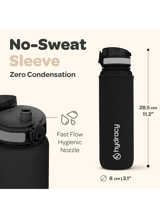 Hydracy BPA Free Water Bottle with Time Marker - Large 32oz - Image 5