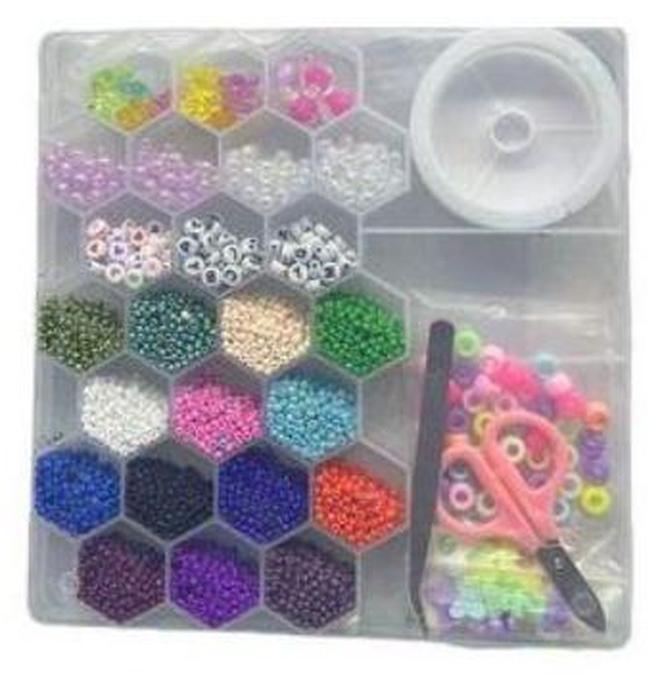 Beads A Box of Beads for Making Accessories - Creative DIY Jewelry Kit - Image 1