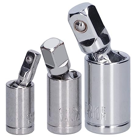 BARASH see ever Universal Joint Set Joint Socket Swivel Set Vanadium Steel Impact Resistant 12 38 14 for Ratchet Wrench - Image 4