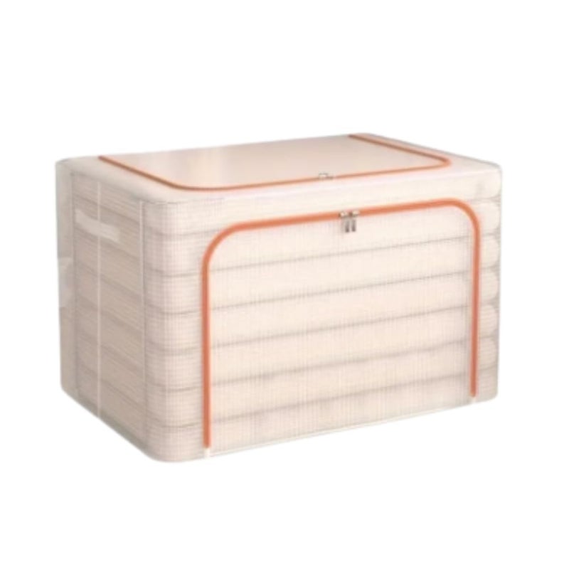 Happy Home Foldable Storage Box with Lid Multi-purpose Clothes, Car Trunk, Home Office and Outdoor Storage Box - Large
