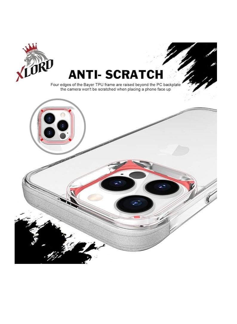 إكسلورد طقم حماية كامل XLORD Warrior لآيفون 13 برو ماكس – جراب + اسكرينة أمامية + اسكرينة ضهر + حماية عدسة + أداة تركيب – بتقنية امتصاص الصدمات - Image 4