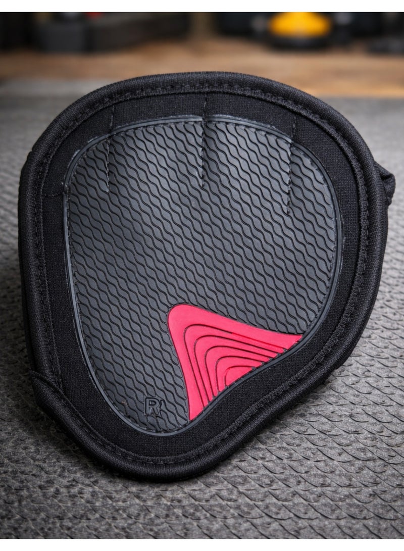 VOLTIV Heavy Duty Lifting Grips with Wrist Support – Anti-Slip Rubber Palm Pads for Weightlifting, Pull-Ups, Deadlifts & Gym Training - Image 2