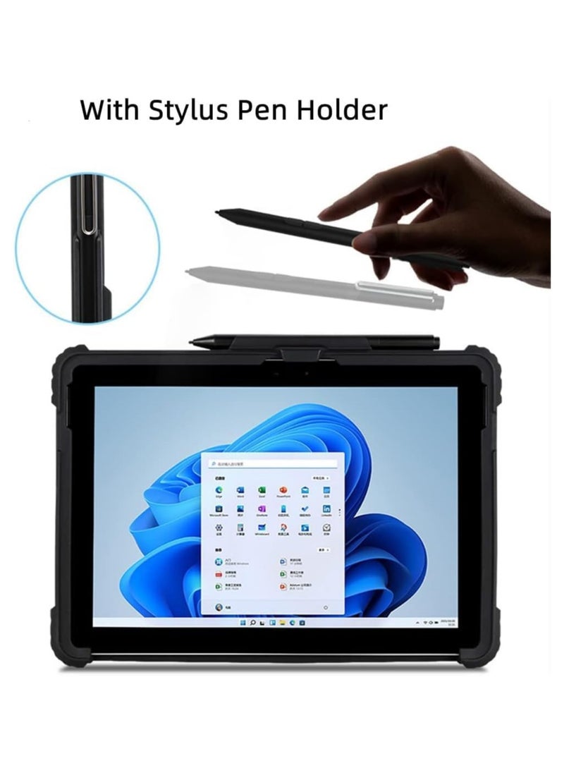 Generic Case for Microsoft Surface Pro 11 (2024), Clear Durable Drop Proof Smart Tablet Case with Hand Strap, Pen Holder and Shoulder Strap  - Image 4
