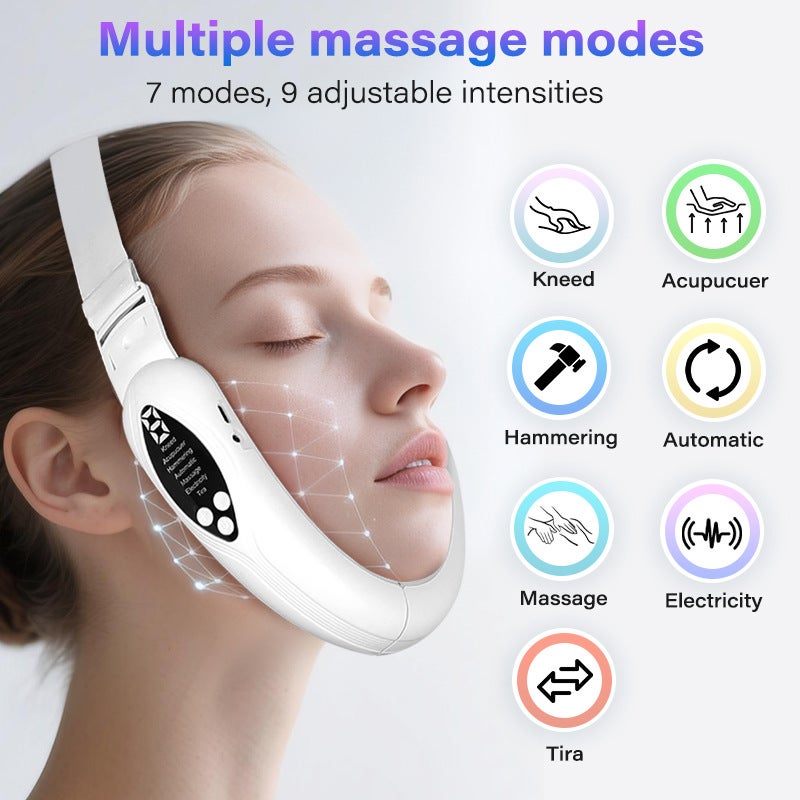 New V-Face Massager - Vibrating Microcurrent Facial Slimming Tool - Image 1