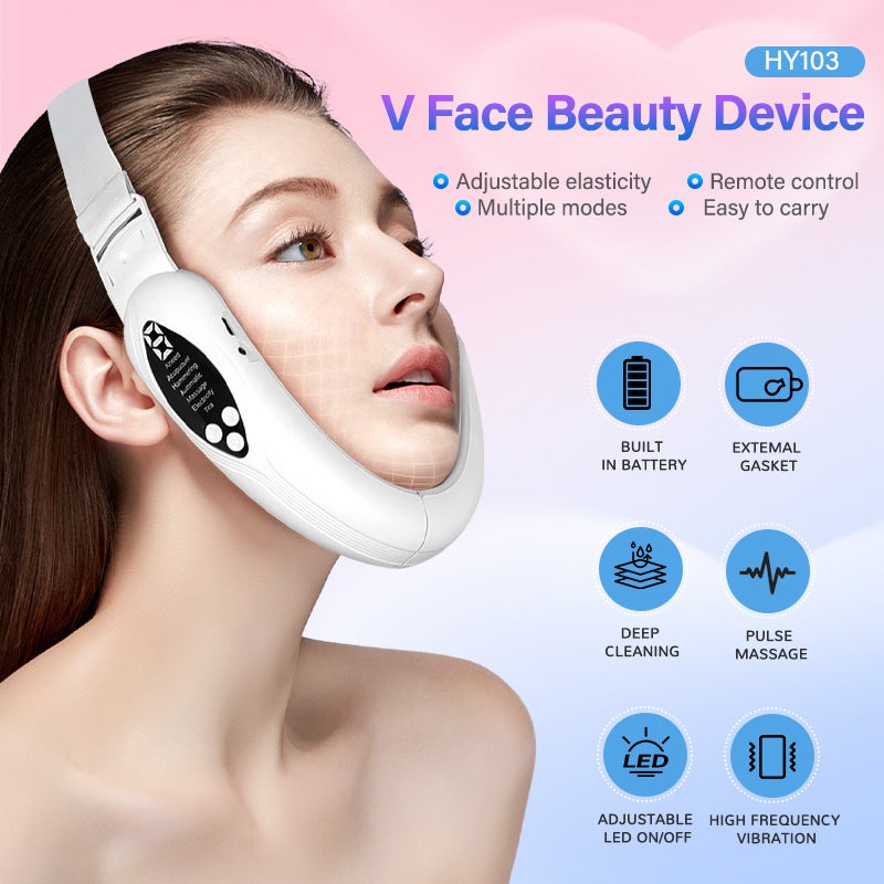 New V-Face Massager - Vibrating Microcurrent Facial Slimming Tool - Image 2