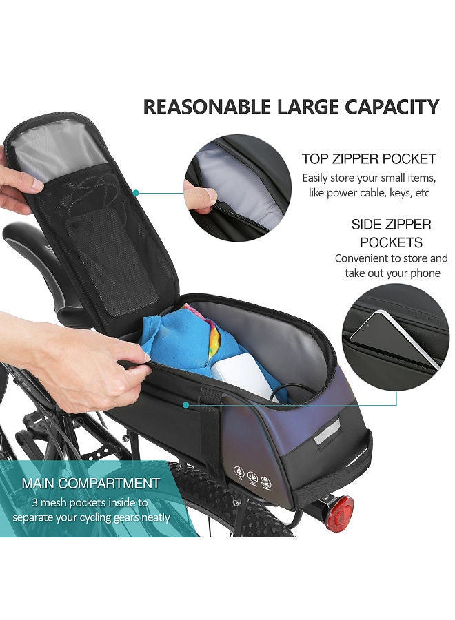 Generic Waterproof Bike Rear Rack Bag Bicycle Carrier Cycling Rear Rack Should Bag  - Image 4