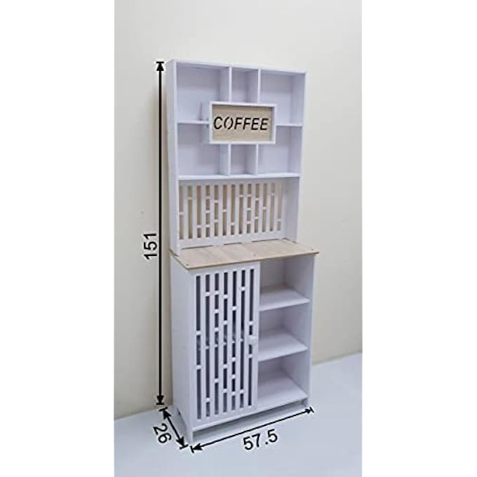 Unity Coffee Corner Made Of Reinforced Plastic Light In Weight Easy To Install And Suitable For Most Furniture It Has A Storage Place With Doors - Image 2