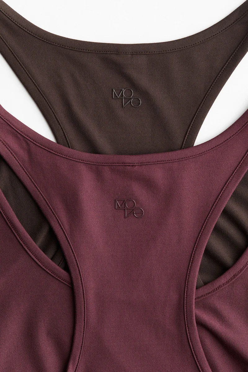 H&M 2-pack DryMove™ sports vest tops
