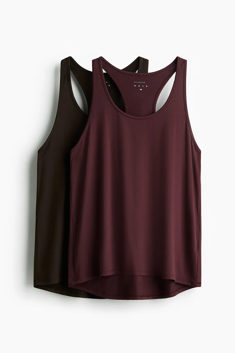 H&M 2-pack DryMove™ sports vest tops