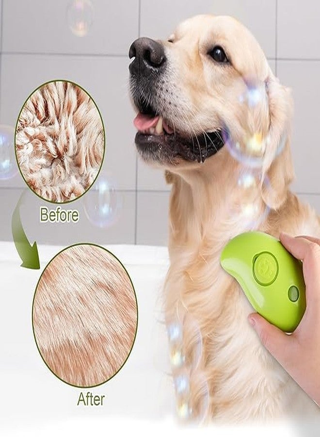 Kanak Mall 3 in 1 Steam Cat Brush, Steam Brush for Cats, Pet Steam Brush for Massage Self Cleaning, cat brush for Removing Knots and Loose Hair, Pet Grooming Brush for Cat and Dog(YELLOW) - Image 5