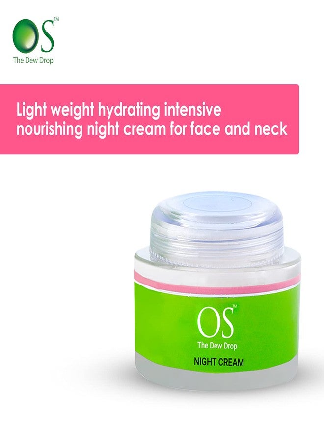 OS Le Bonheur OS Women Night Cream & Neck Natural Skin Care Face Moisturizer, Light Pink, 50 g - Image 5