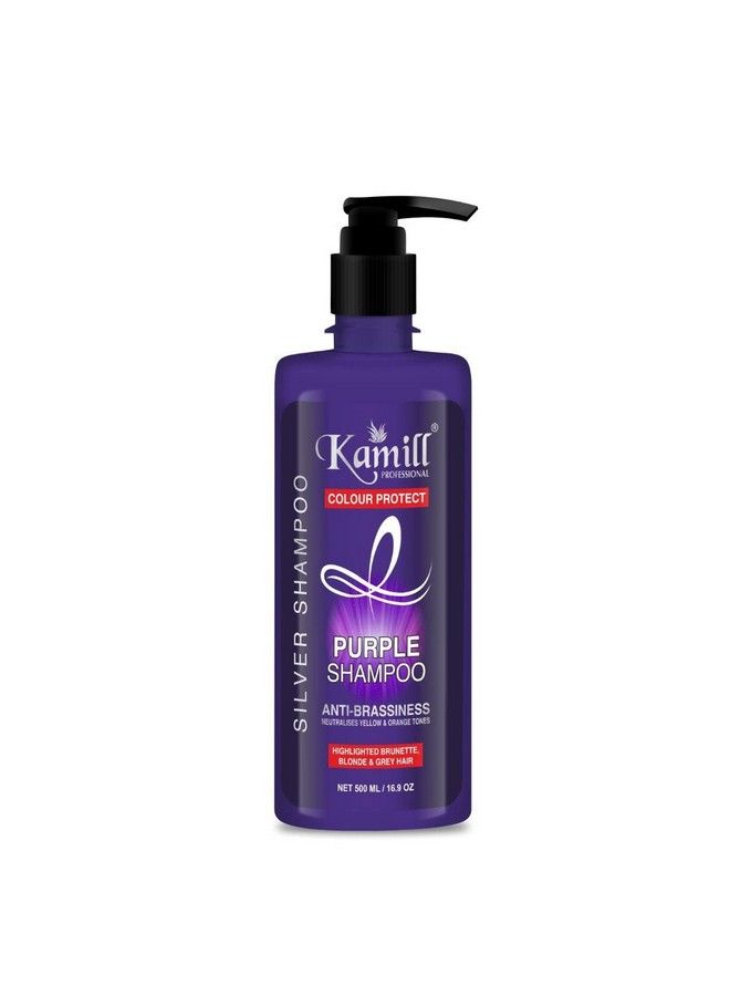 Kamill شامبو بروفيشنال لحماية اللون باللون البنفسجي أو الفضي مع تركيبة مضادة للصفار (500 مل) - Image 1