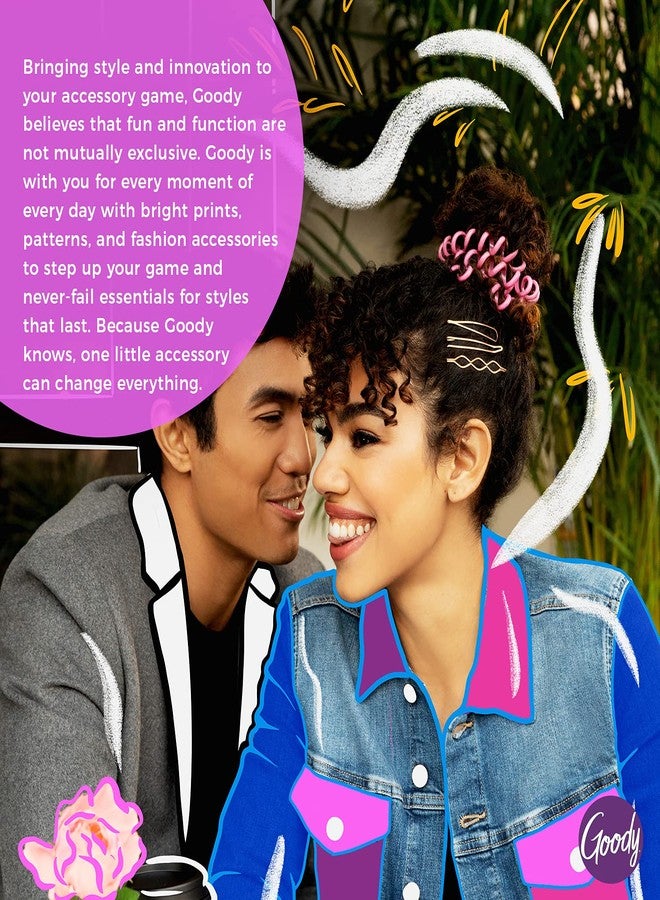 Goody Total Texture Rotating Detangler Brush - Glides Through All Textures, Coils and Curls While Being Gentle on Scalp - Wet or Dry Hair - Hair Accessories for Women and Girls - Non-Slip Grip - Image 4