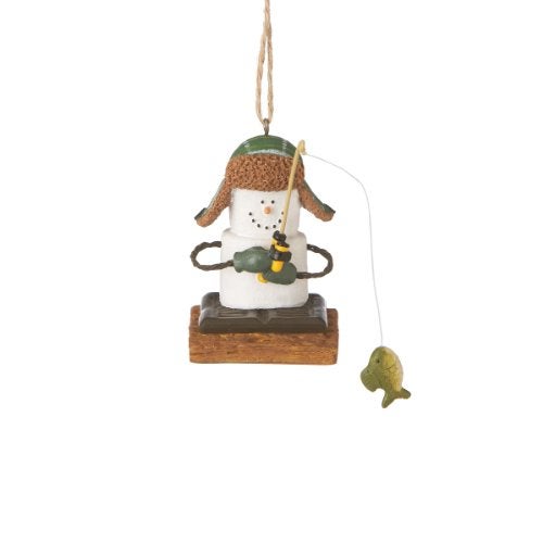 Midwest CBK S'mores Ice Fisherman Resin Christmas Ornament - Image 3