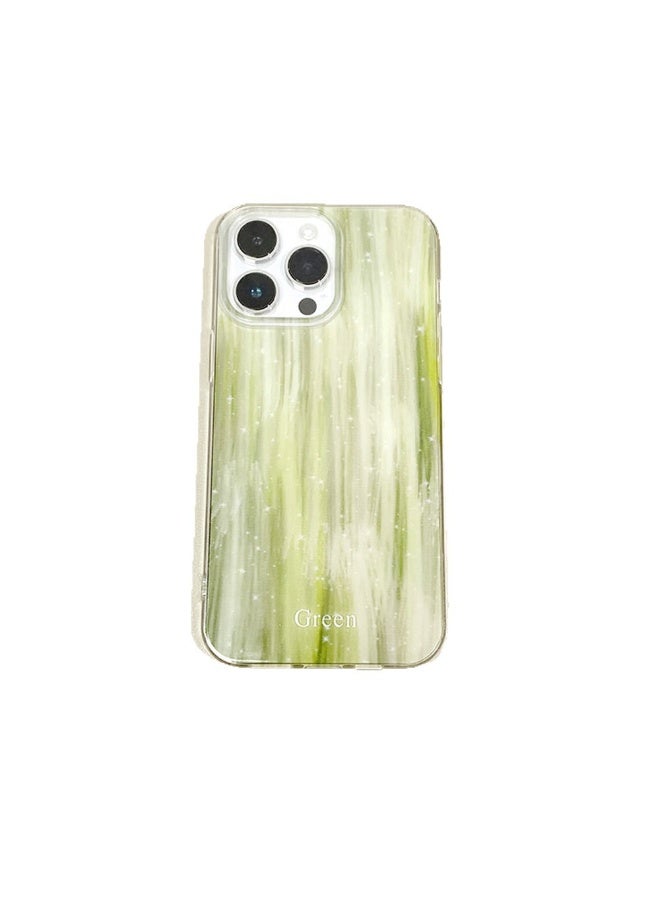 NIBEMINENT Green Mood Protective TPU Case Cover For iPhone 17 Pro, White